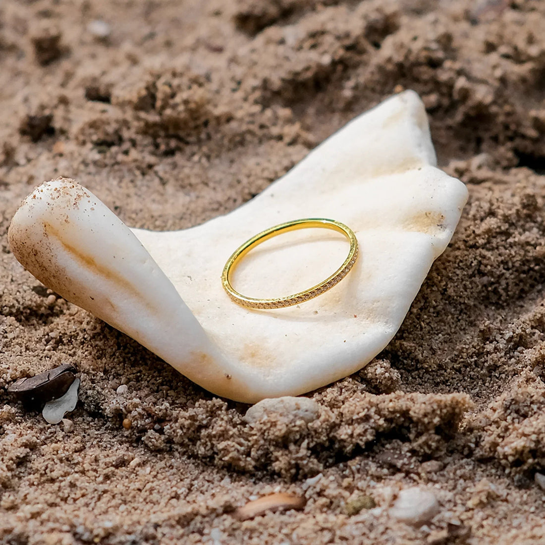 Paved Gold Ring Natalie