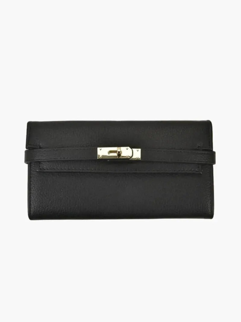Arielle | Leather Wallet-Wallet-Urban Devyne-Black-Urban Devyne