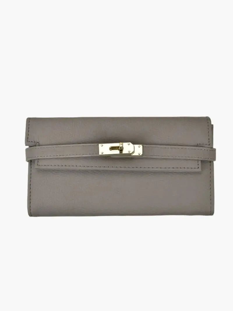 Arielle | Leather Wallet-Wallet-Urban Devyne-Grey-Urban Devyne