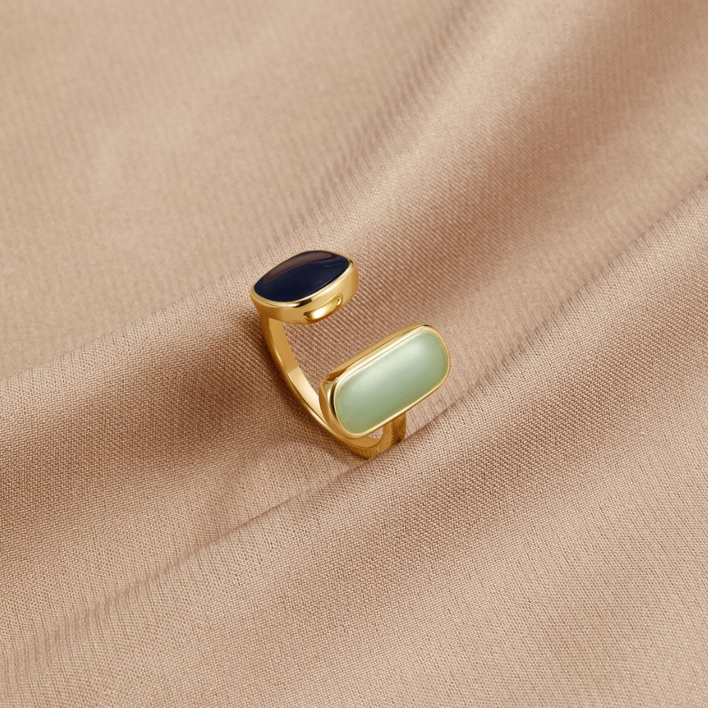 Clarissa | Aquamarine Stone Wrap Ring-Ring-Urban Devyne-Urban Devyne