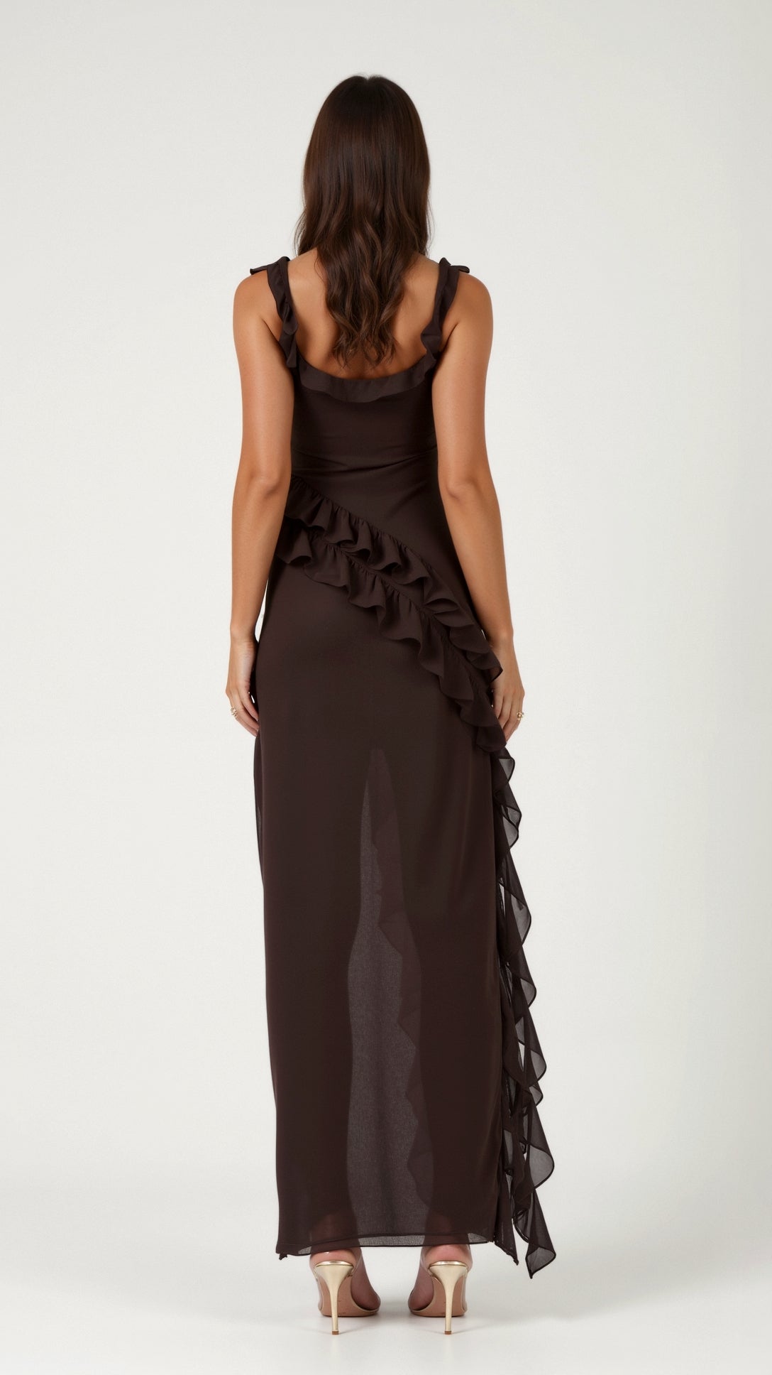 Elira | Ruffled Maxi Dress-Maxi Dresses-Urban Devyne-Urban Devyne