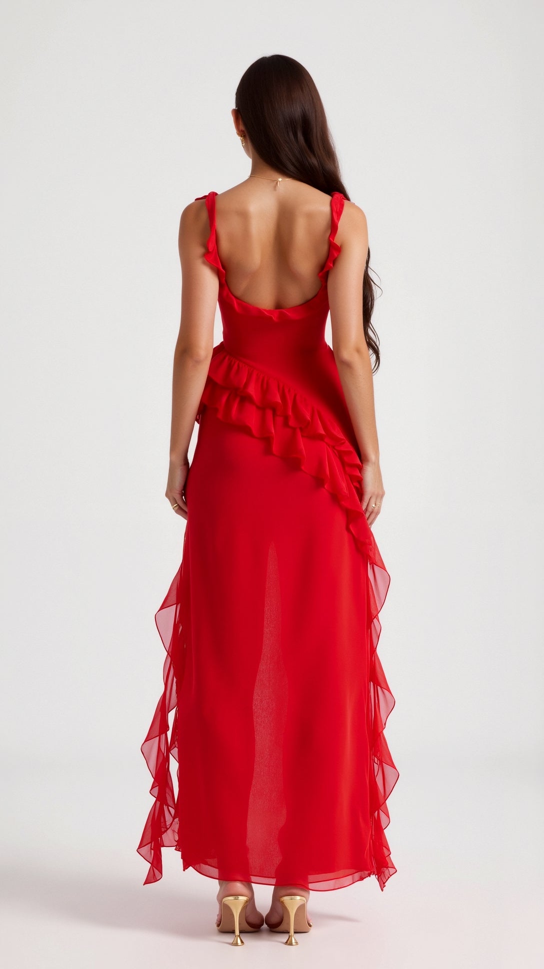 Elira | Ruffled Maxi Dress