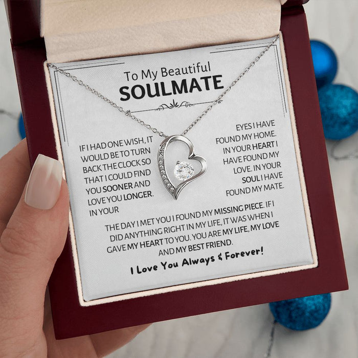 My Beautiful Soulmate - My Home - Forever Love Necklace