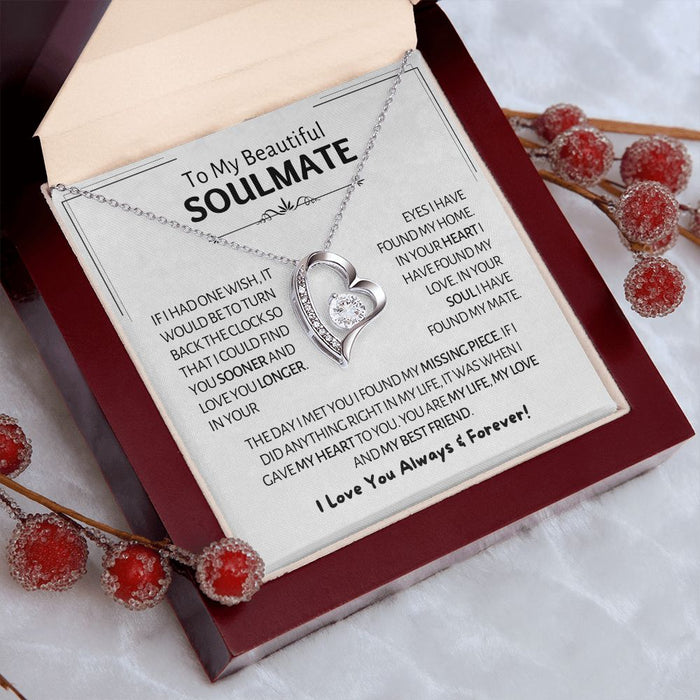 My Beautiful Soulmate - My Home - Forever Love Necklace