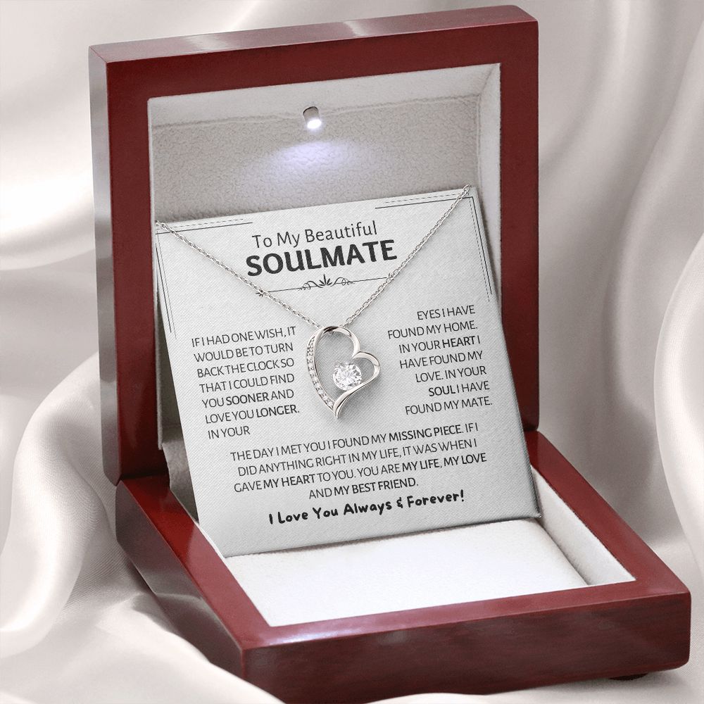 My Beautiful Soulmate - My Home - Forever Love Necklace