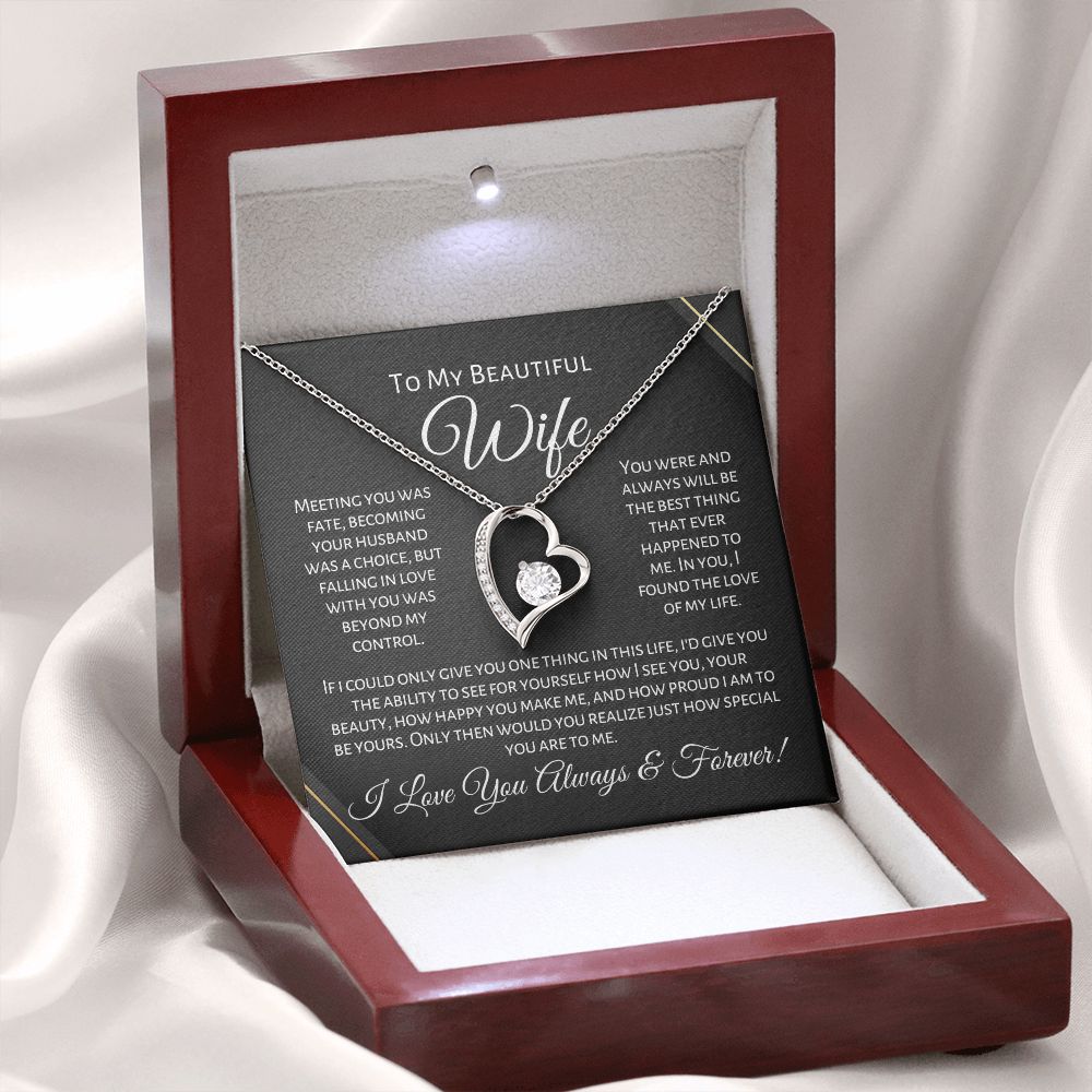 To My Beautiful Wife - One Thing - Necklace