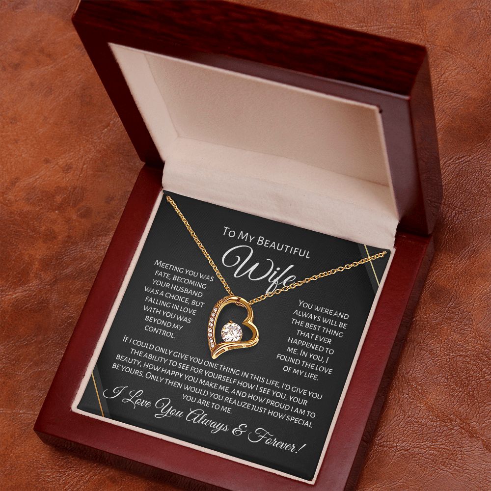 To My Beautiful Wife - One Thing - Necklace