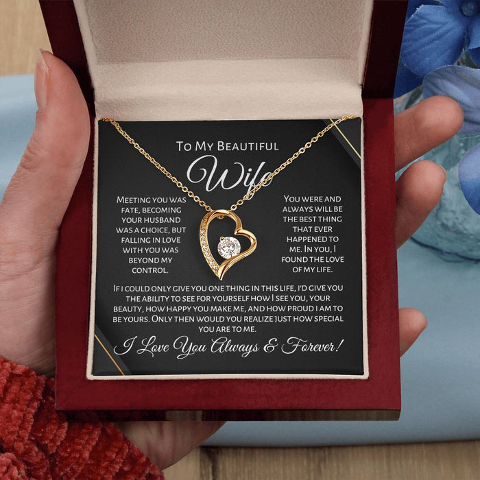 To My Beautiful Wife - One Thing - Necklace
