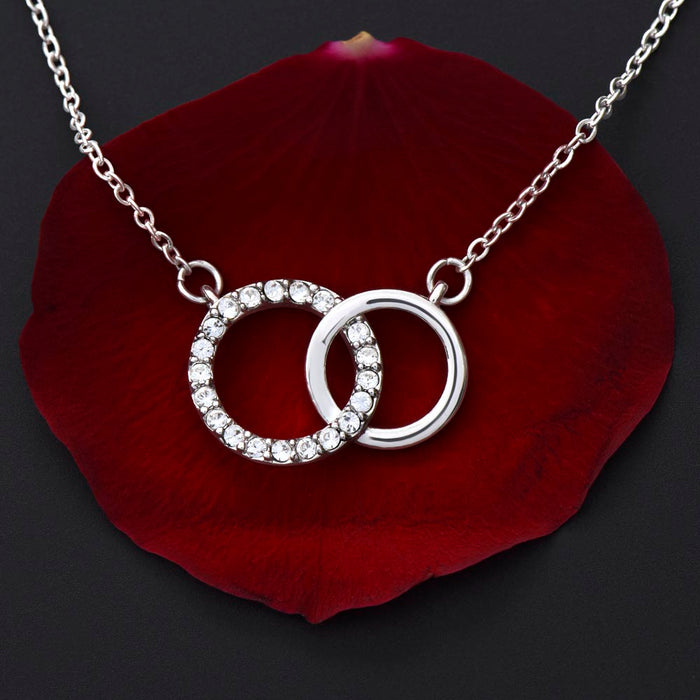 My Daughter - Love Mom - Braver, Stronger - Interlocked Necklace