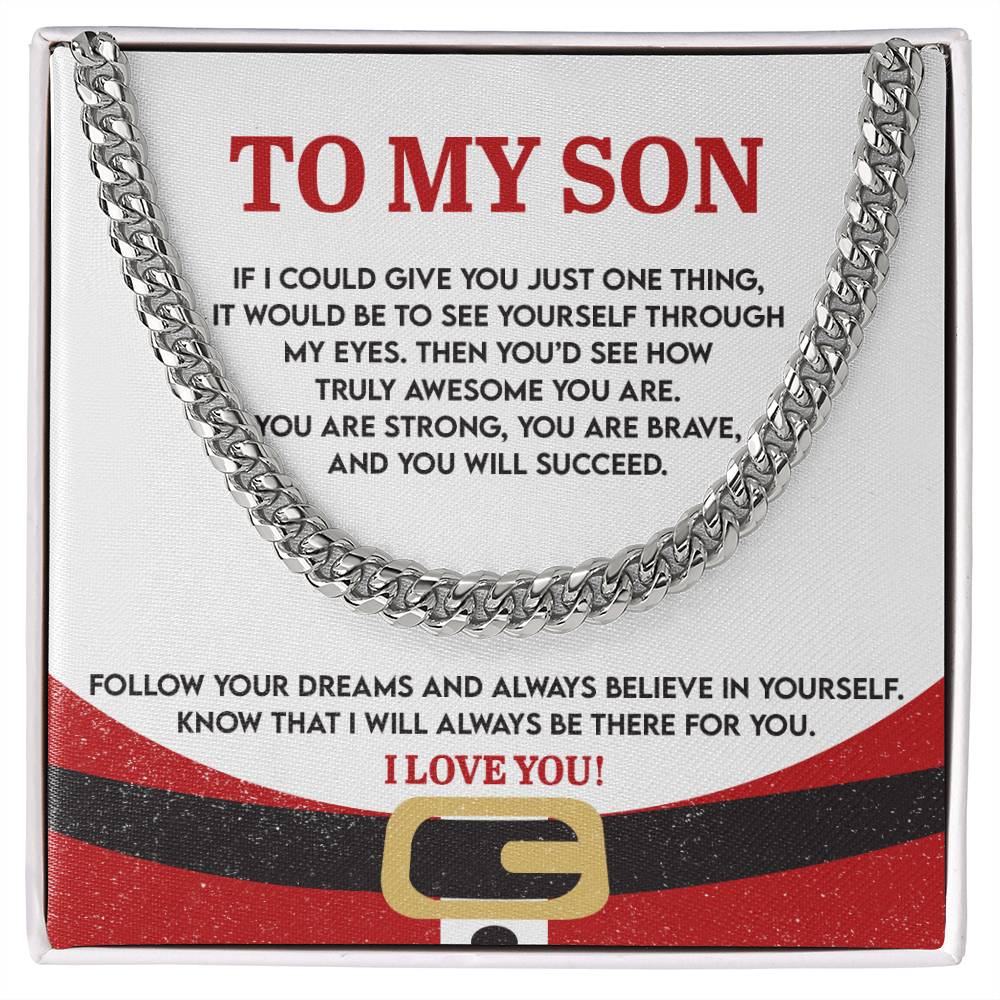 Son - There For You - Cuban Chain Link Necklace