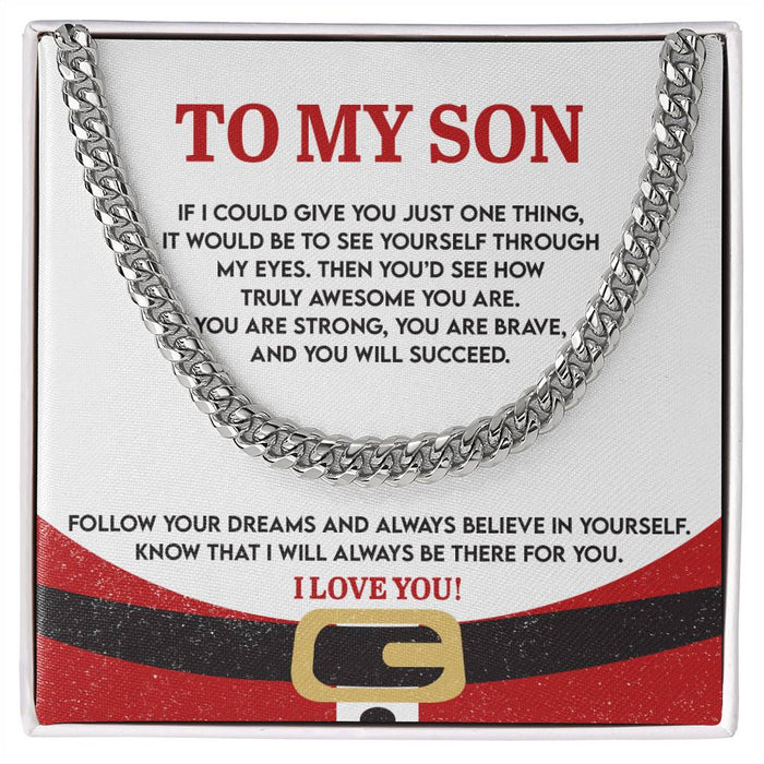 Son - There For You - Cuban Chain Link Necklace
