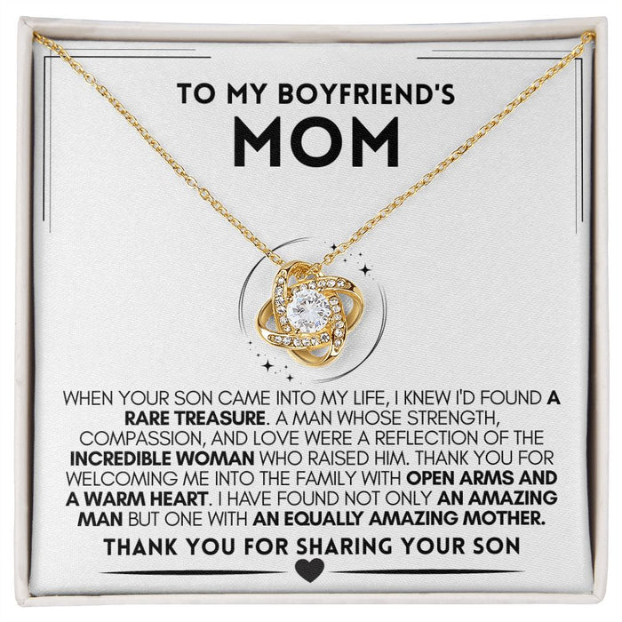 Boyfriend's Mom Necklace - Rare Treasure - Love Knot