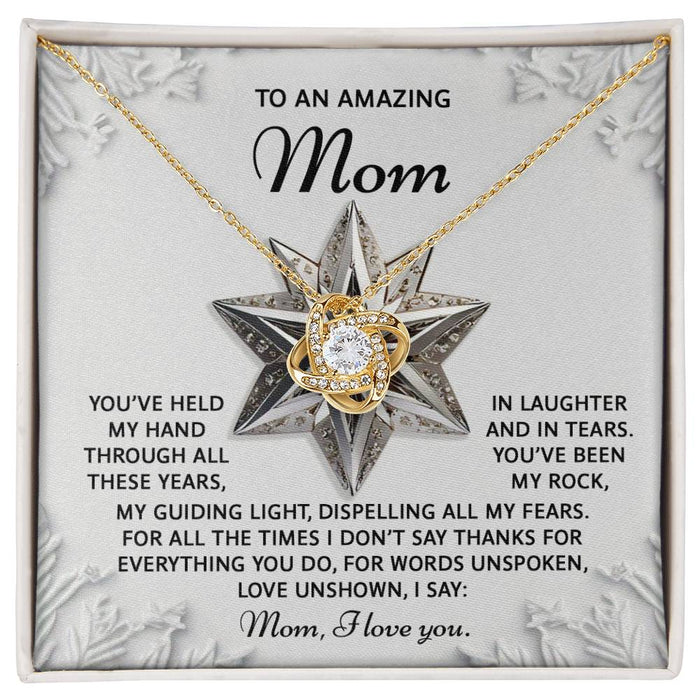 Mom - Love Unshown - Love Knot Necklace