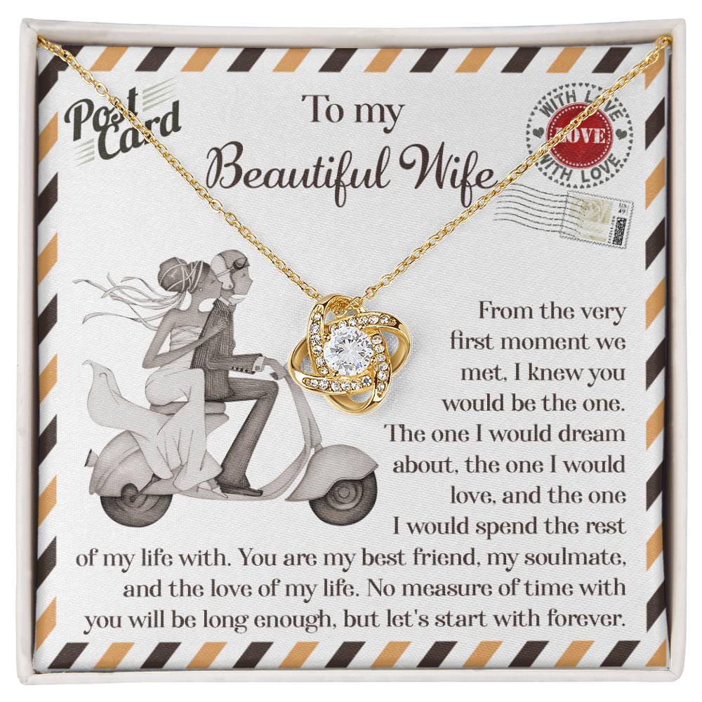 To My Wife – You Are the One Forever - Necklace