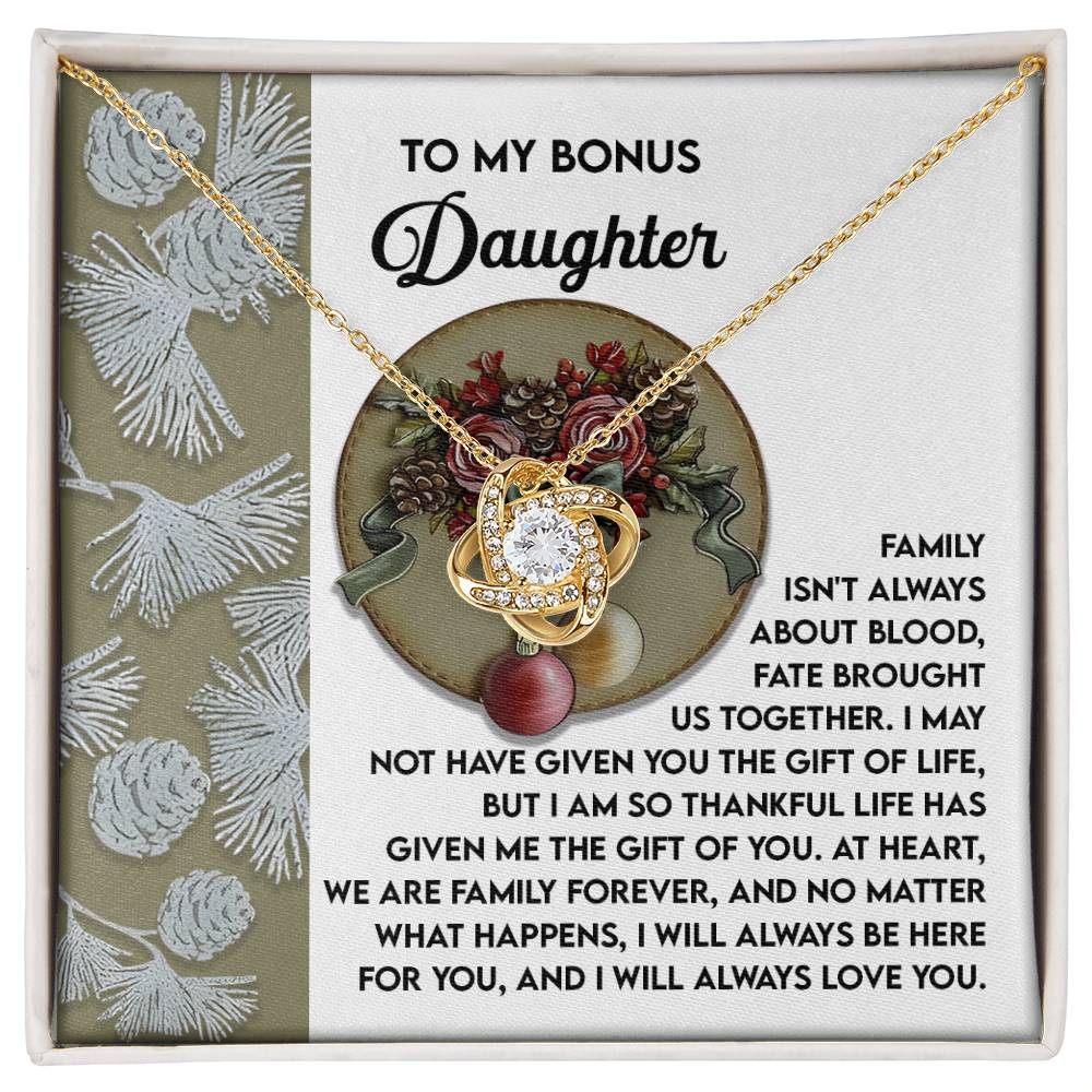 Bonus Daughter - Gift Of You - Love Knot Necklace