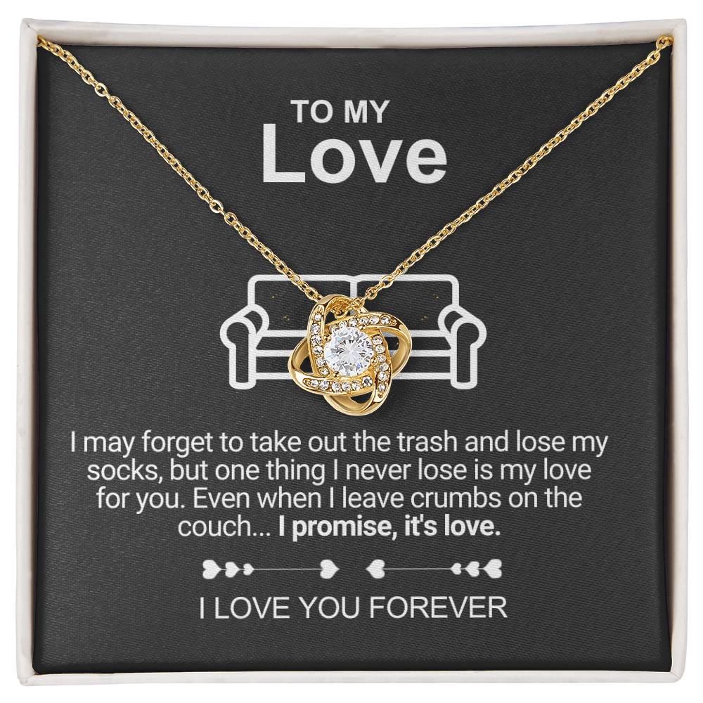 To My Love - I Promise - Necklace