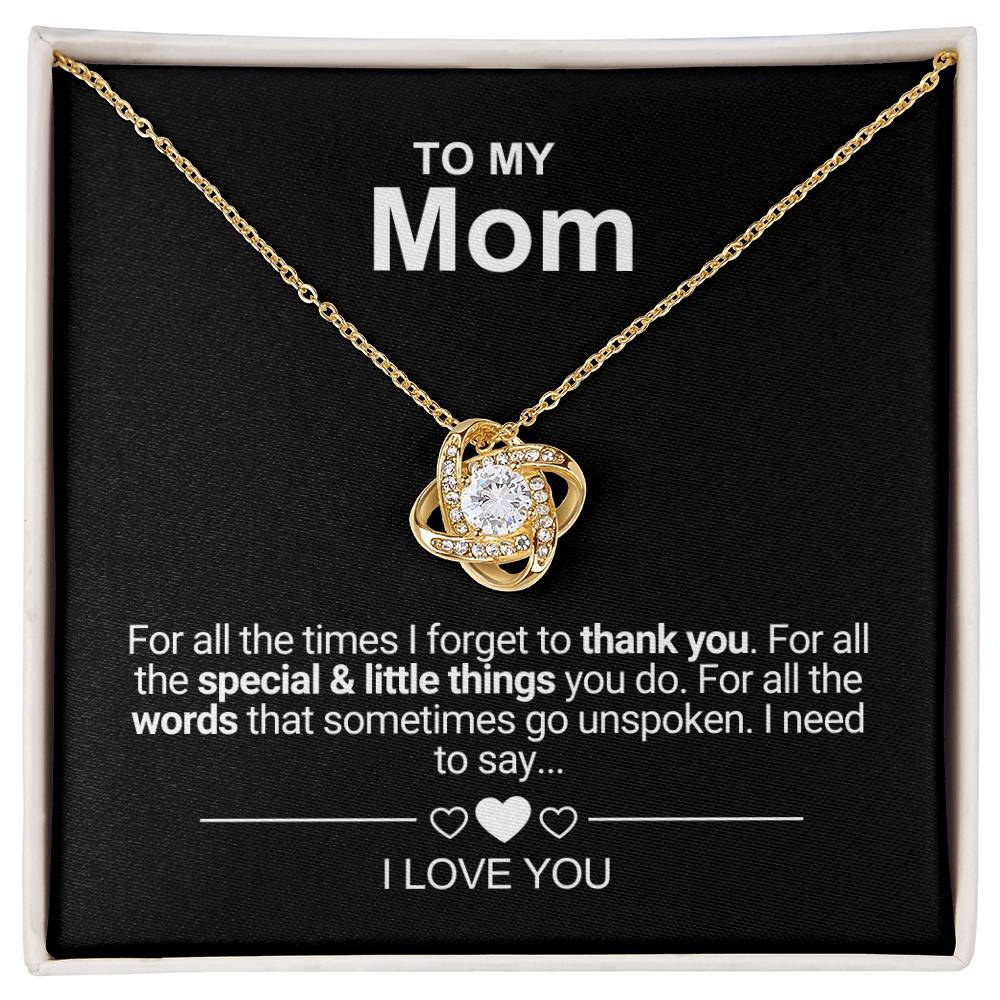 To My Mom - Messages - Love necklace