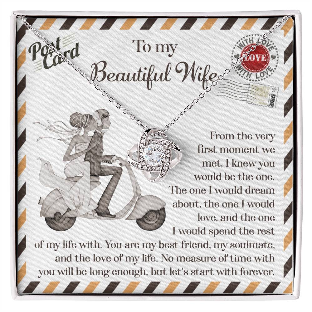 To My Wife – You Are the One Forever - Necklace
