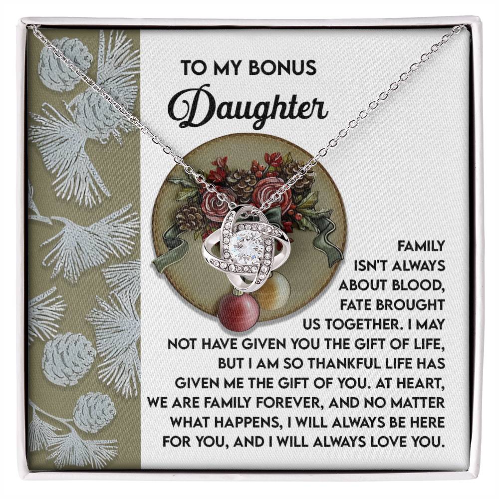 Bonus Daughter - Gift Of You - Love Knot Necklace