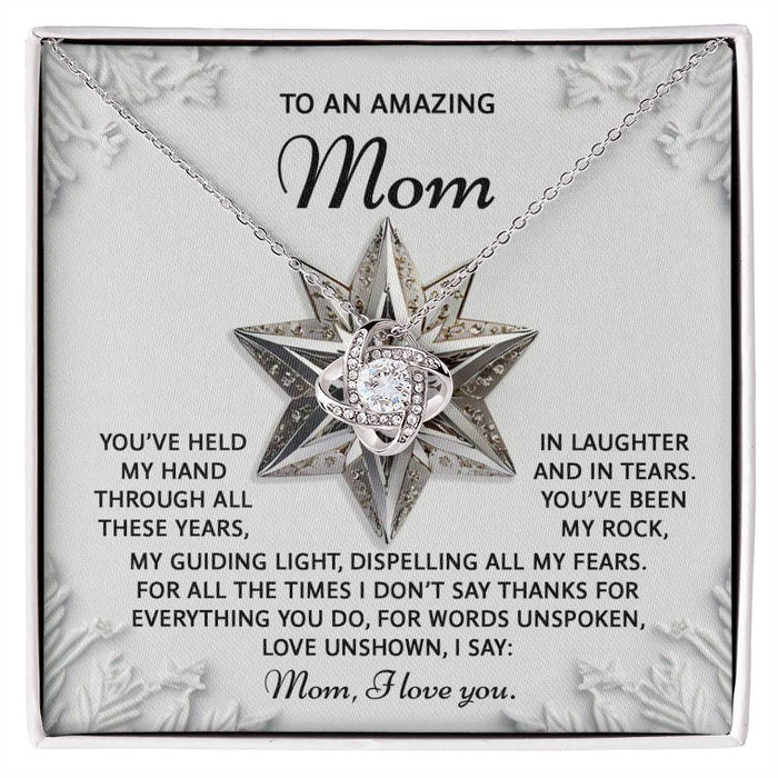 Mom - Love Unshown - Love Knot Necklace