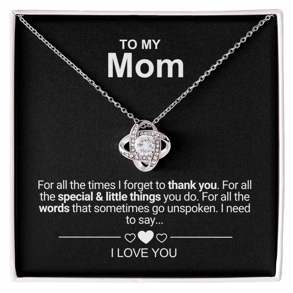 To My Mom - Messages - Love necklace