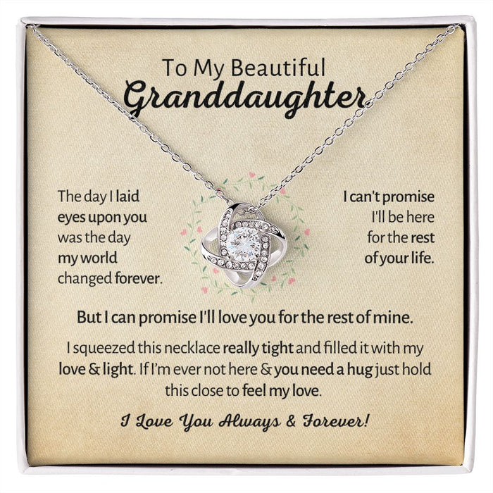 My Beautiful Granddaughter - Love & Light - Love Knot
