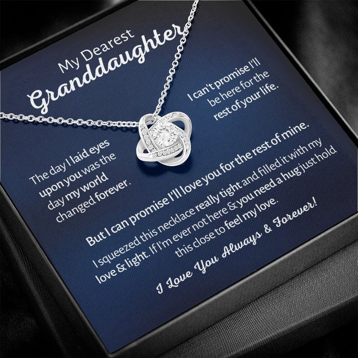 Dearest Granddaughter - Love & Light - Love Knot