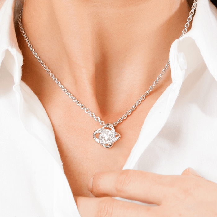 Mother Of The Groom - Love Knot Necklace - To My Wonderful Mother-In-Law
