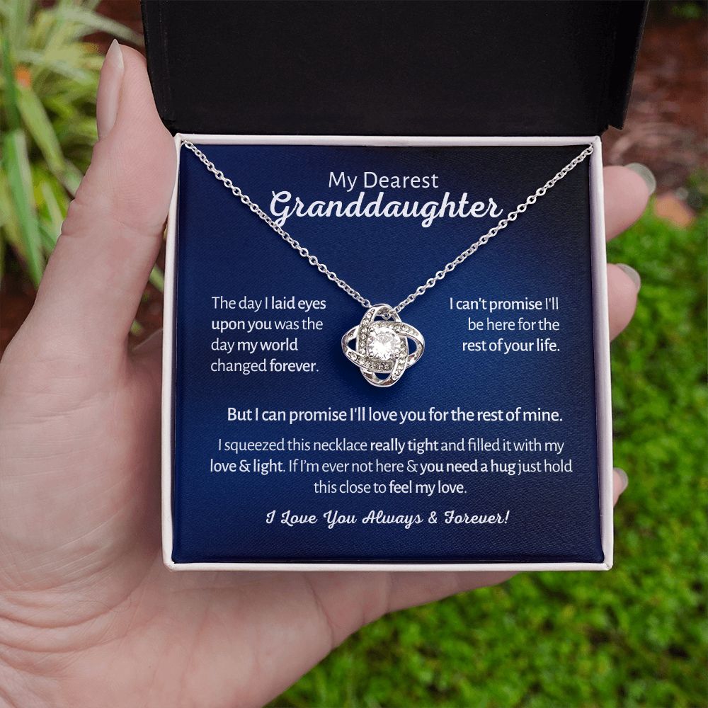 Dearest Granddaughter - Love & Light - Love Knot