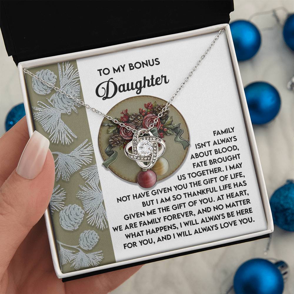 Bonus Daughter - Gift Of You - Love Knot Necklace