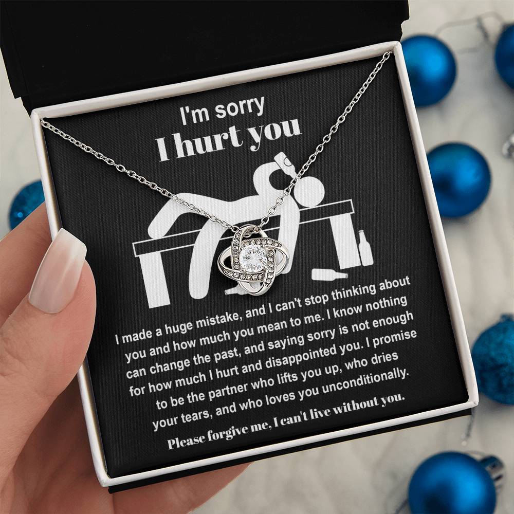 Sorry - Change The Past - Love Knot Necklace