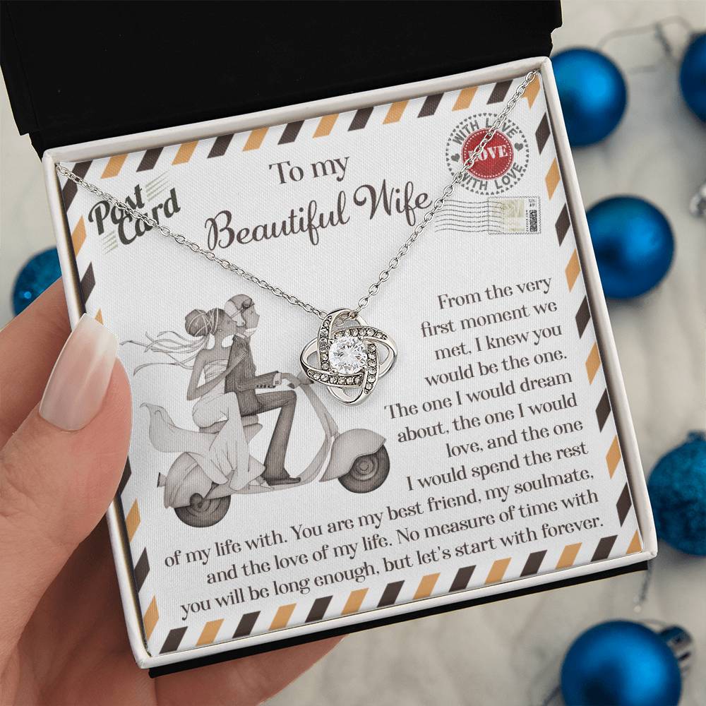 To My Wife – You Are the One Forever - Necklace