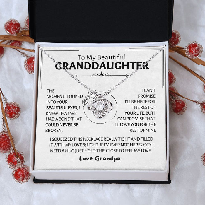 My Beautiful Granddaughter - Love & Light - Love Knot