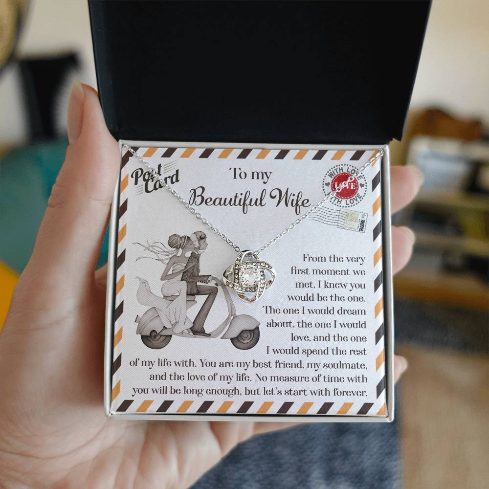 To My Wife – You Are the One Forever - Necklace