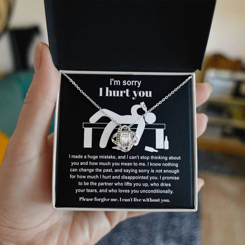 Sorry - Change The Past - Love Knot Necklace