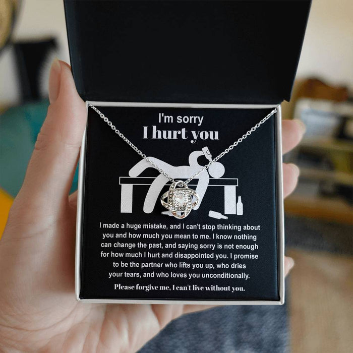 Sorry - Change The Past - Love Knot Necklace