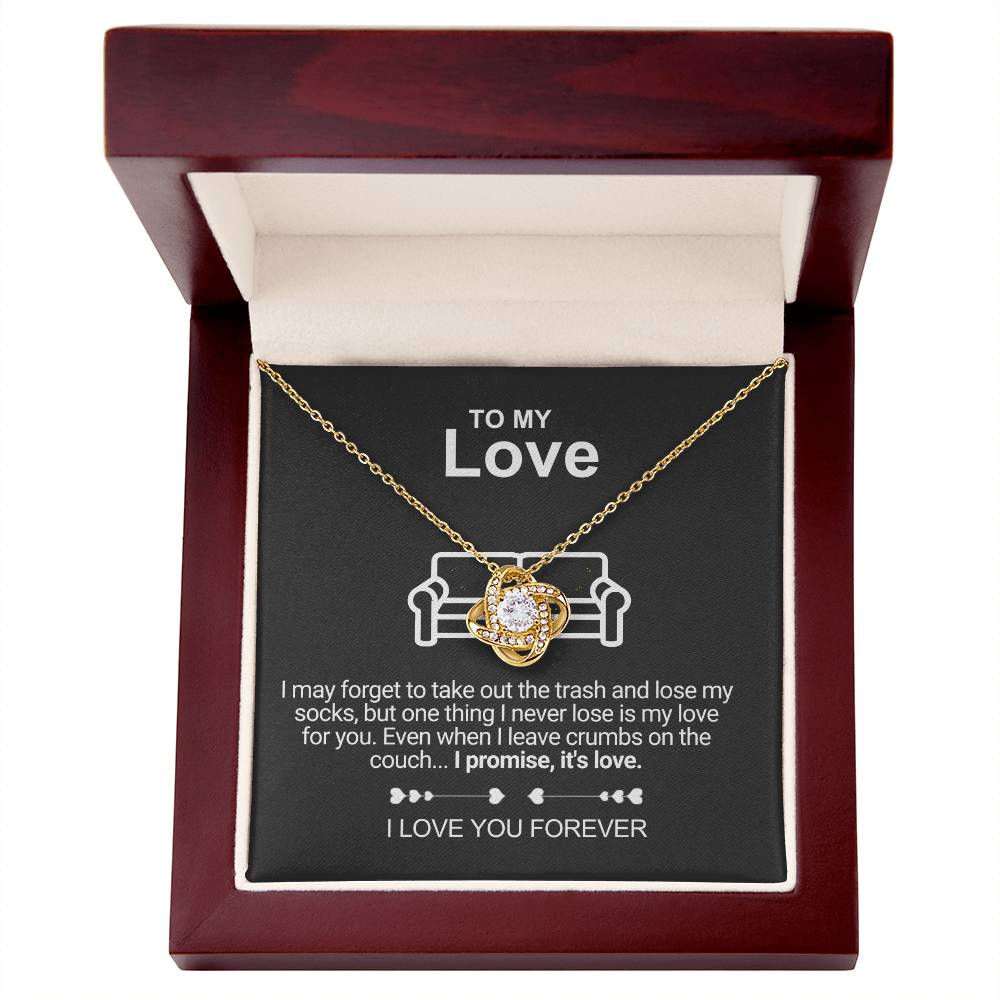 To My Love - I Promise - Necklace