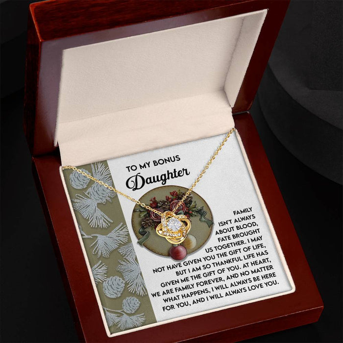 Bonus Daughter - Gift Of You - Love Knot Necklace