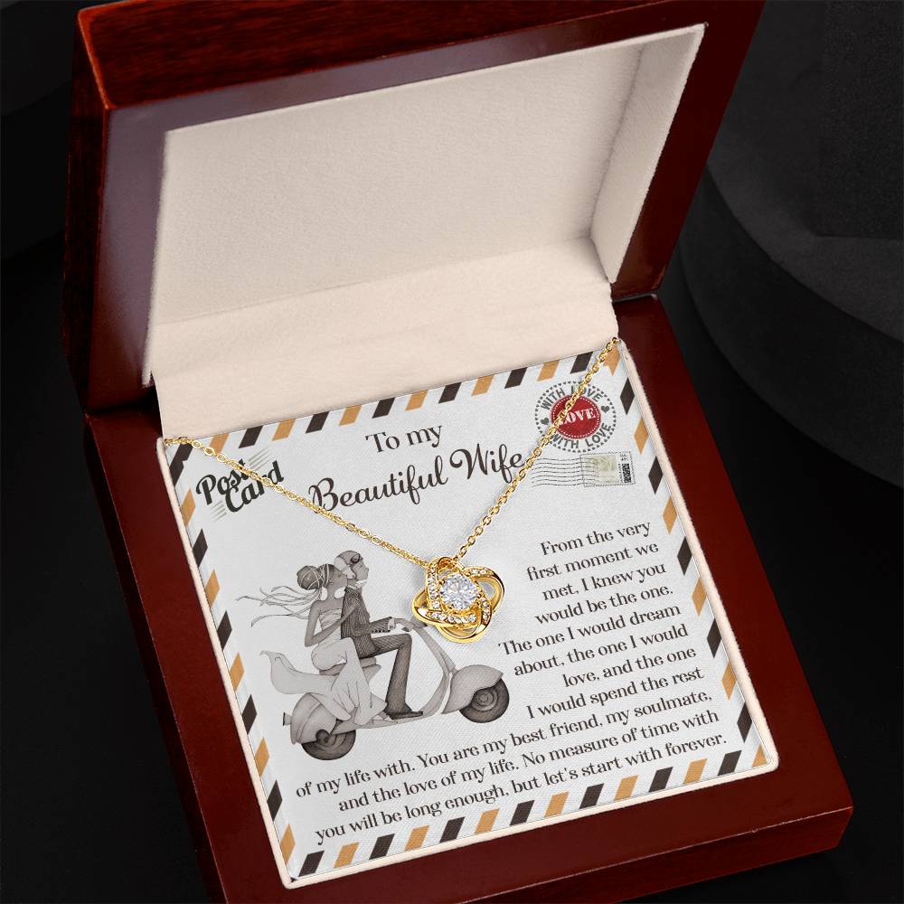 To My Wife – You Are the One Forever - Necklace