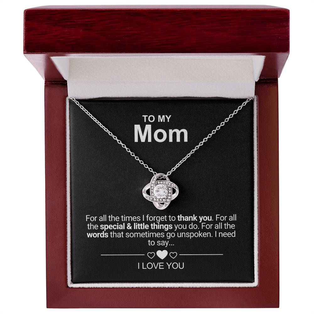 To My Mom - Messages - Love necklace