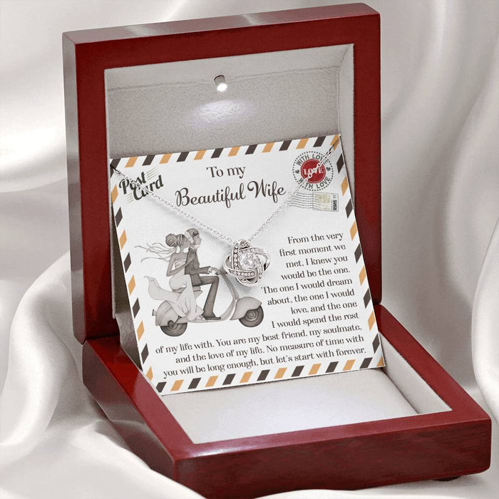 To My Wife – You Are the One Forever - Necklace