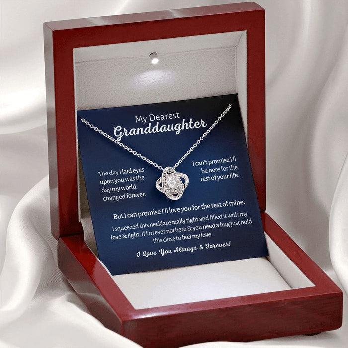 Dearest Granddaughter - Love & Light - Love Knot