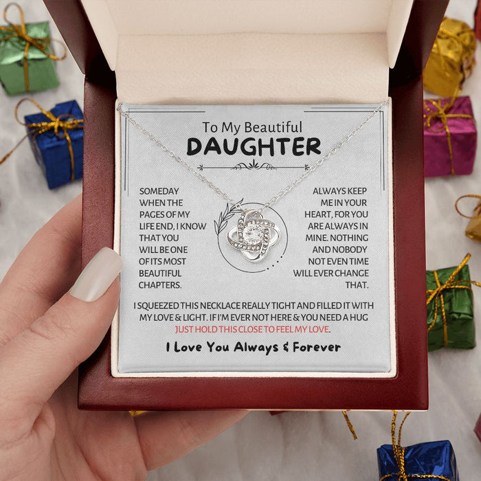 My Beautiful Daughter - Chapters of Life - Love Knot Necklace