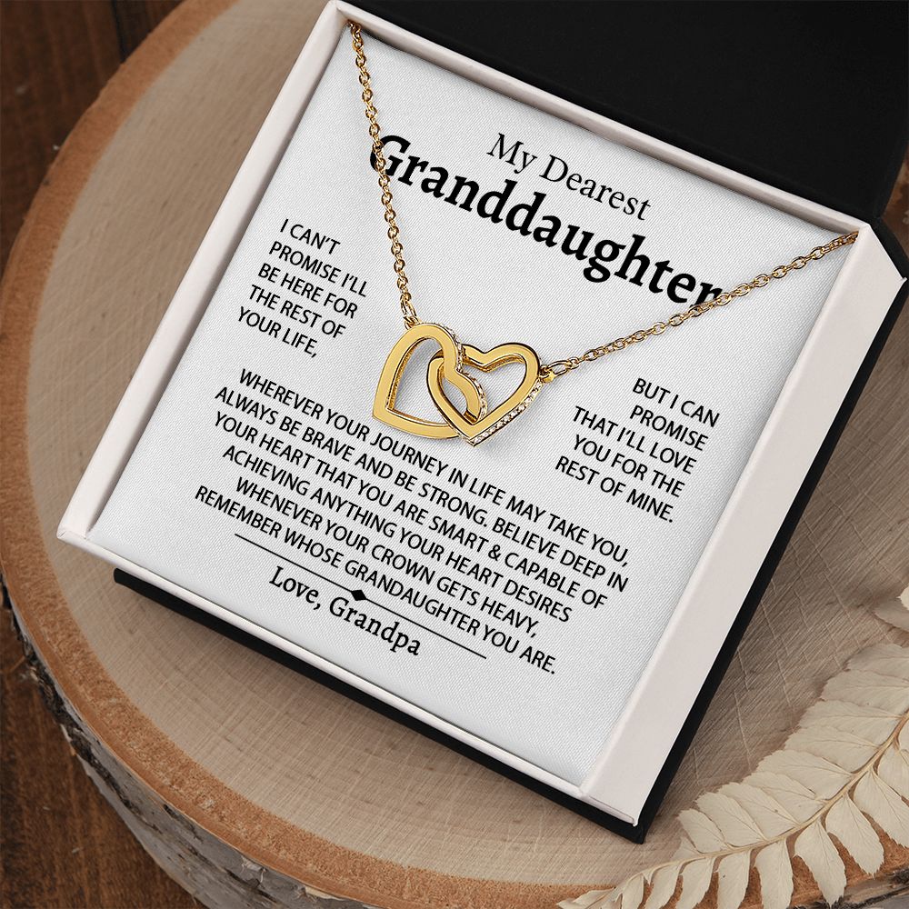My Dearest Granddaughter - Love Grandpa - Brave, Strong