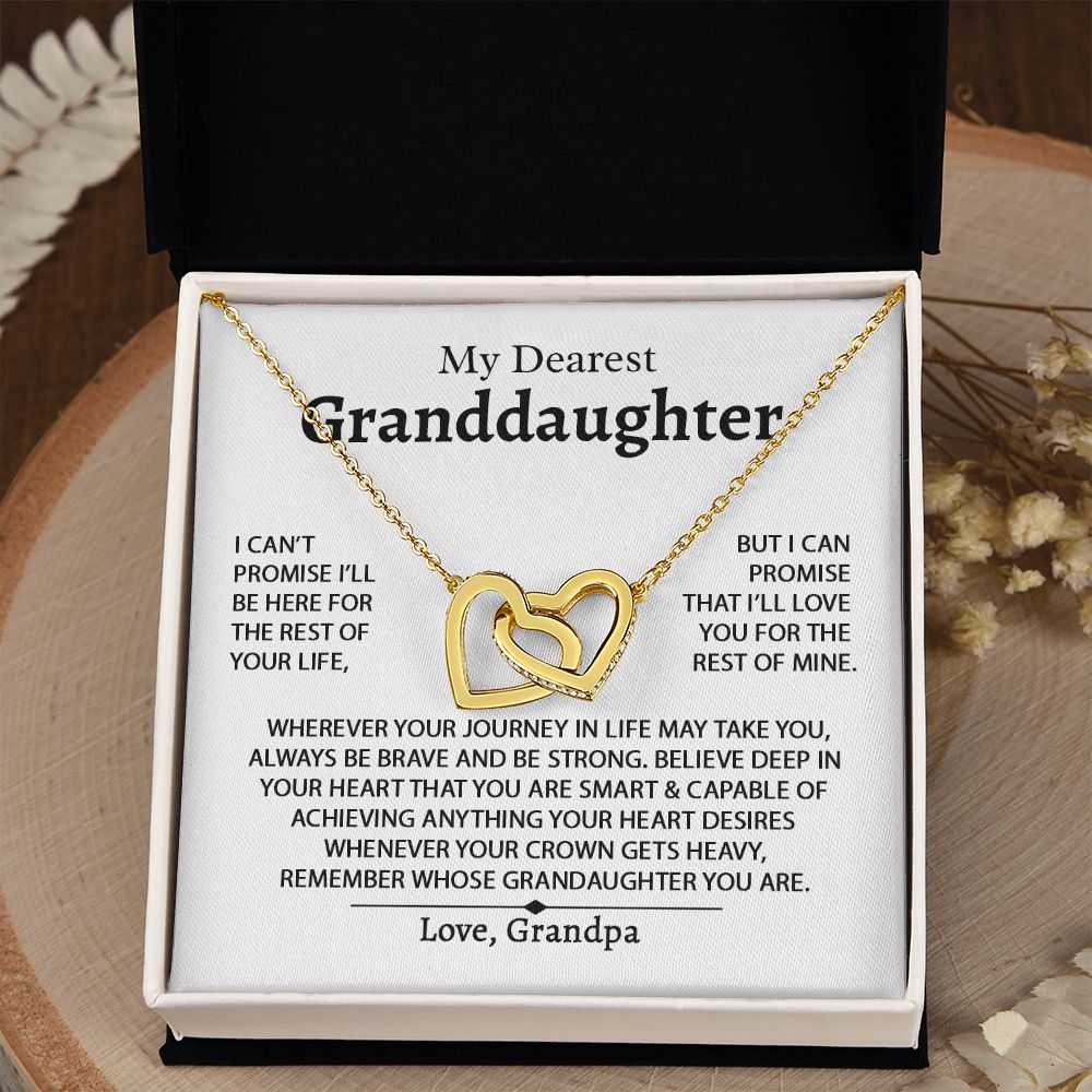 My Dearest Granddaughter - Love Grandpa - Brave, Strong