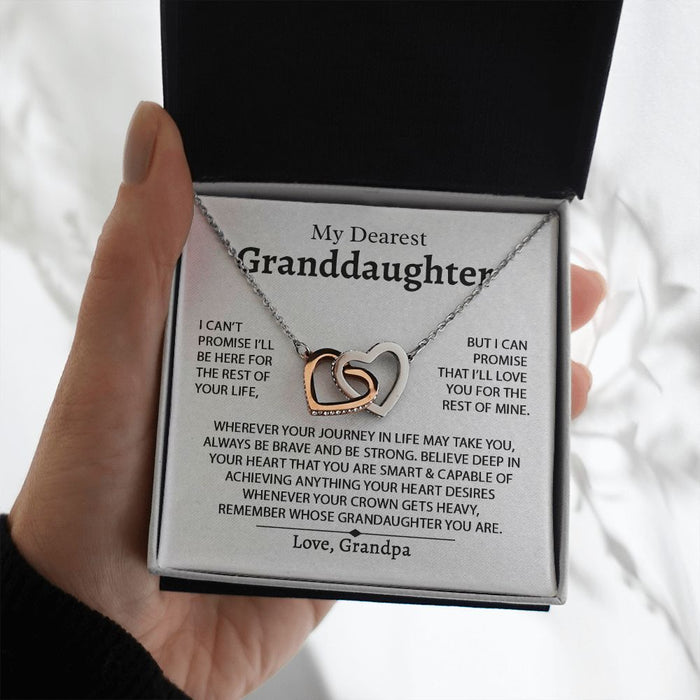 My Dearest Granddaughter - Love Grandpa - Brave, Strong