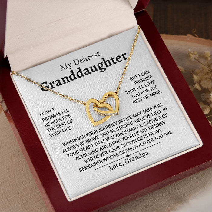 My Dearest Granddaughter - Love Grandpa - Brave, Strong