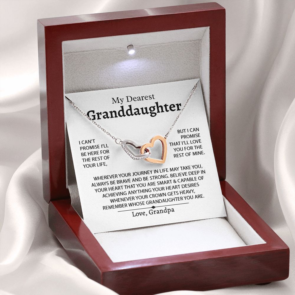 My Dearest Granddaughter - Love Grandpa - Brave, Strong