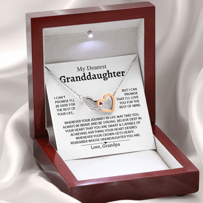 My Dearest Granddaughter - Love Grandpa - Brave, Strong