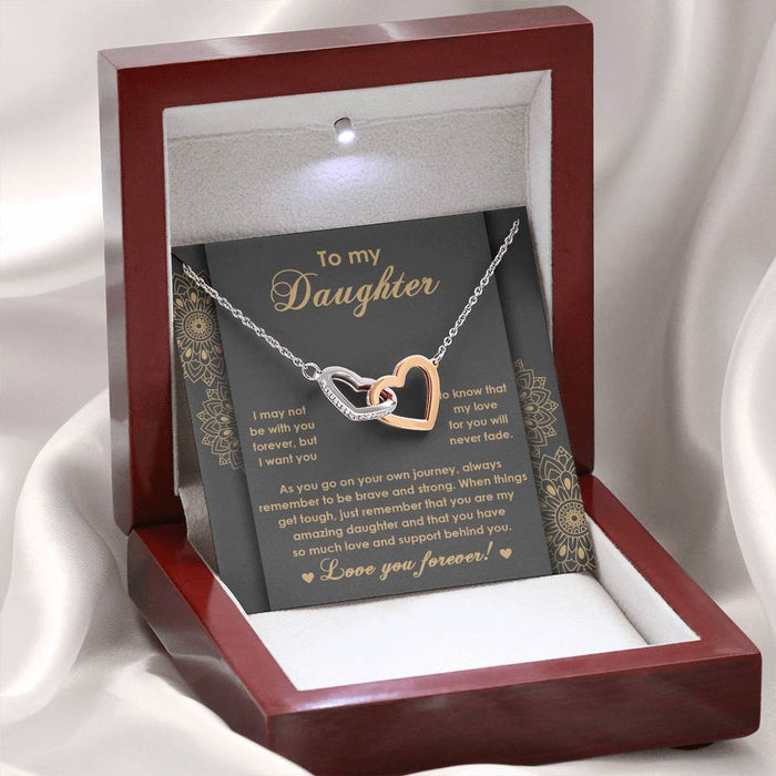 Daughter - Brave And Strong - Interlocking Hearts